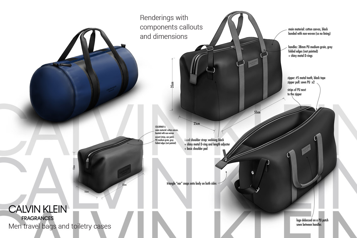 Calvin klein clearance travel bags